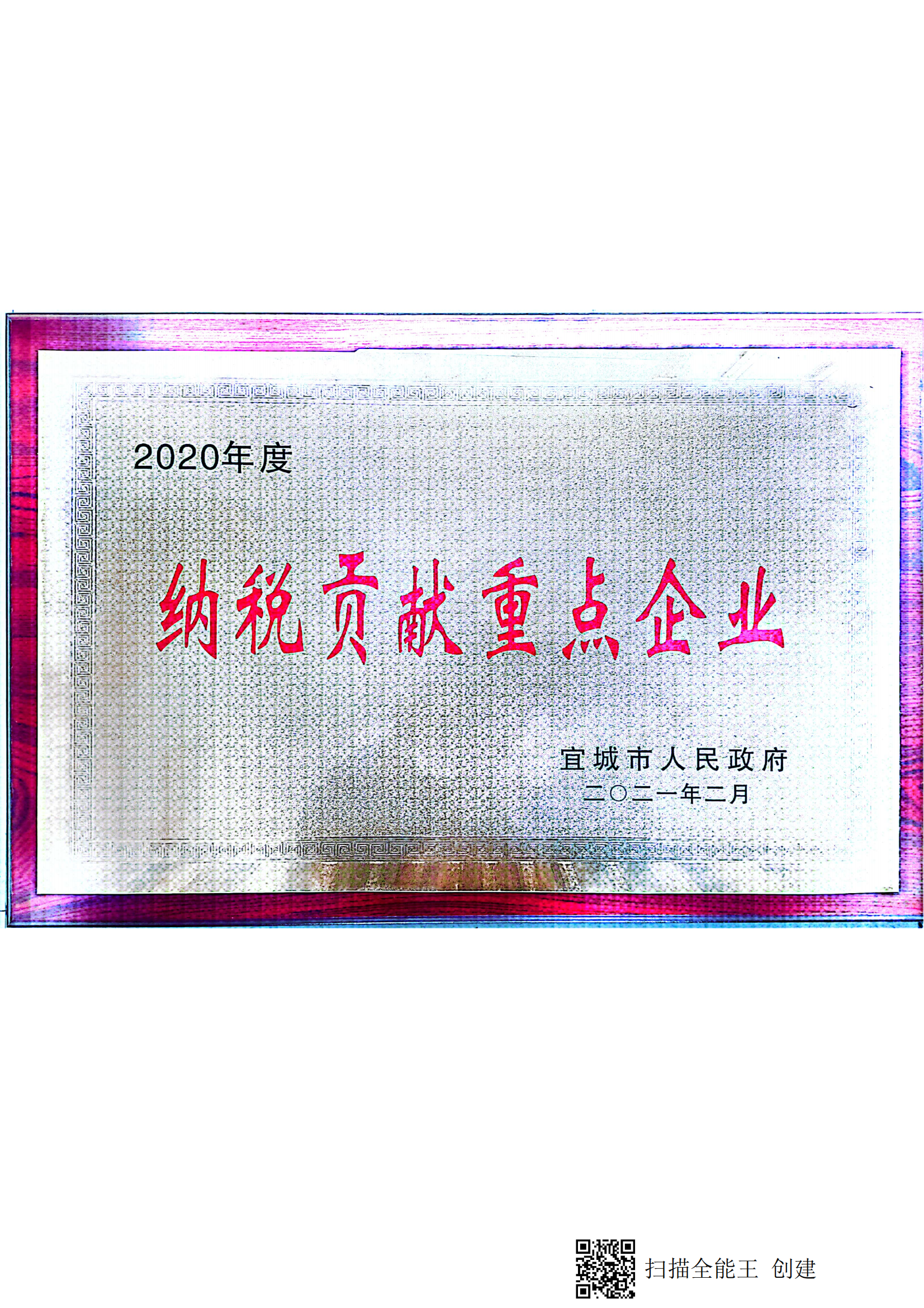 2020年納稅貢獻(xiàn)重點企業(yè).png